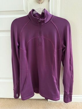 lululemon athletica Deep Plum Athletic Pullover
